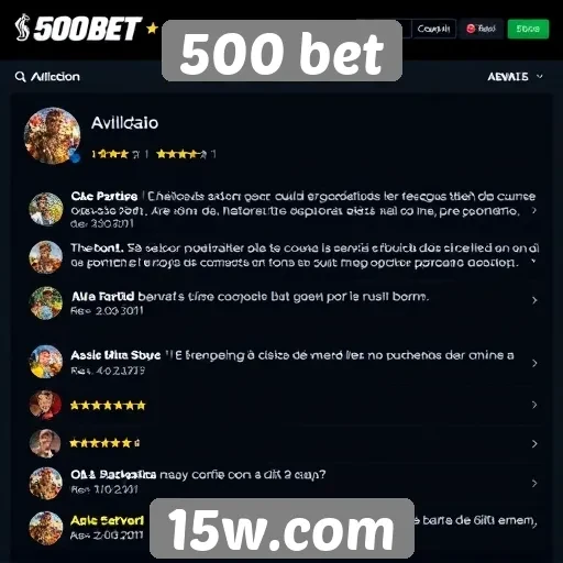 Avaliação da plataforma 500 bet por usuários